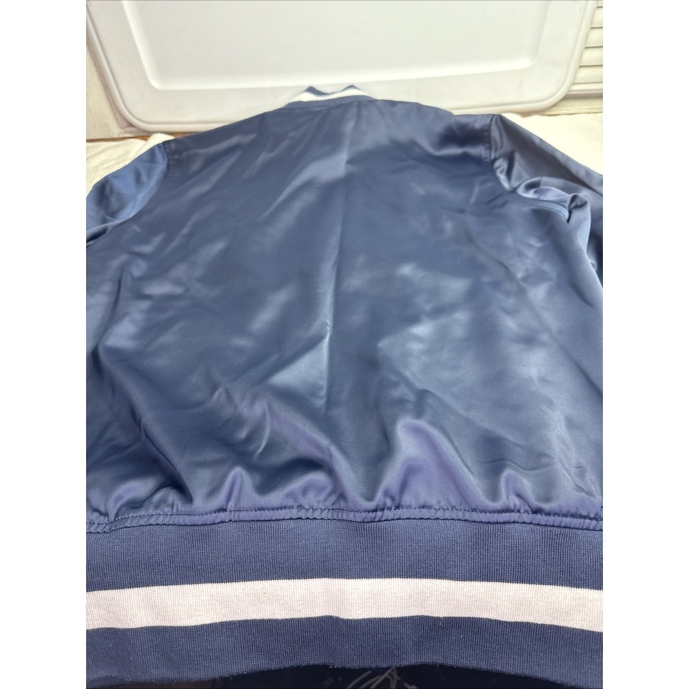 Touch By Alyssa Milano NFL New England Patriots Women's Jacket Sz S Satin Bomber - Picture 12 of 16